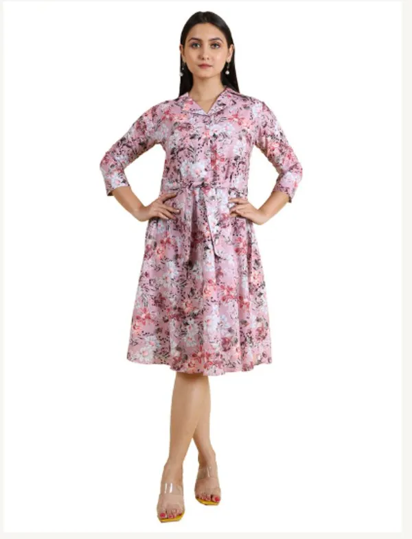 Brown_Cotton_Linen_Premium_Srivalli_Dress_For_Women