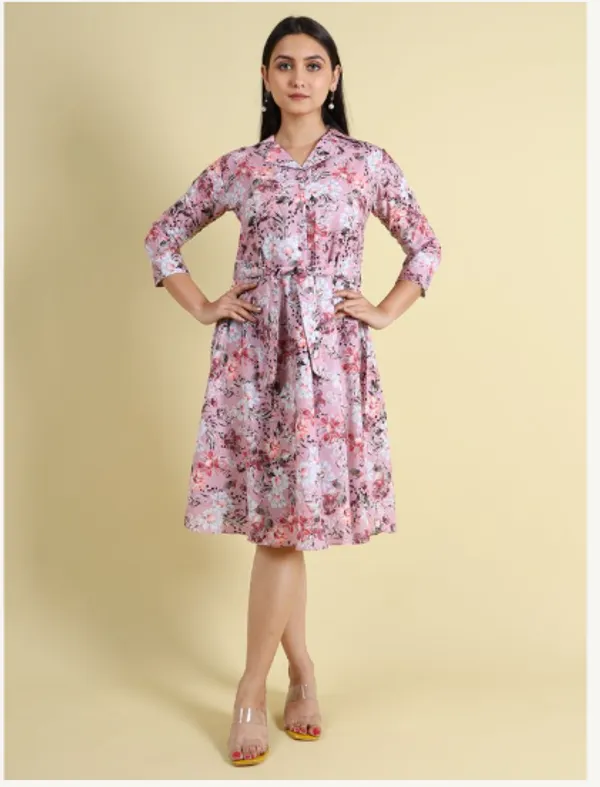 Brown_Cotton_Linen_Premium_Srivalli_Dress_For_Women
