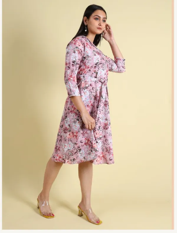 Brown_Cotton_Linen_Premium_Srivalli_Dress_For_Women