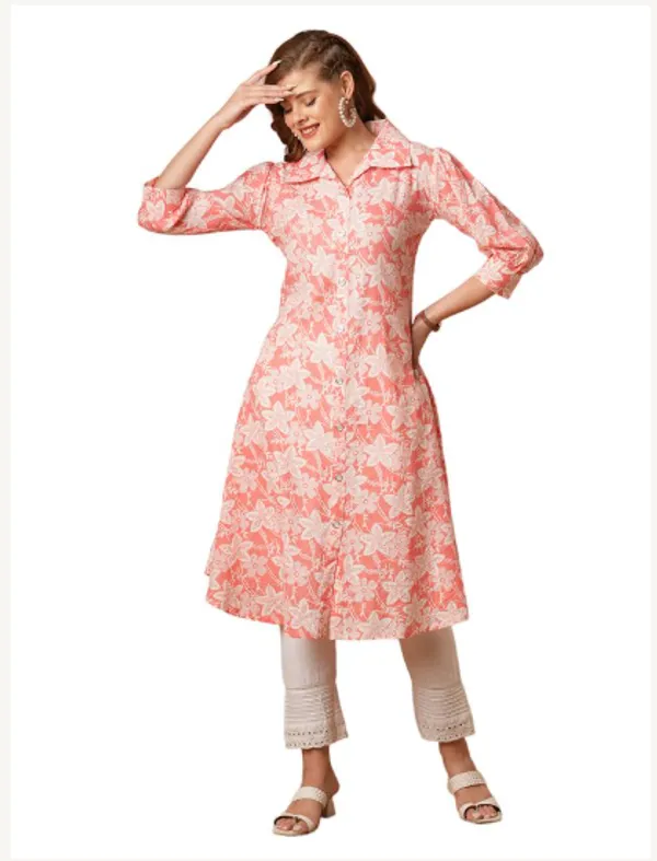 Pink_And_White_Cotton_Blend_Premium_Rose_Dress_For_Women