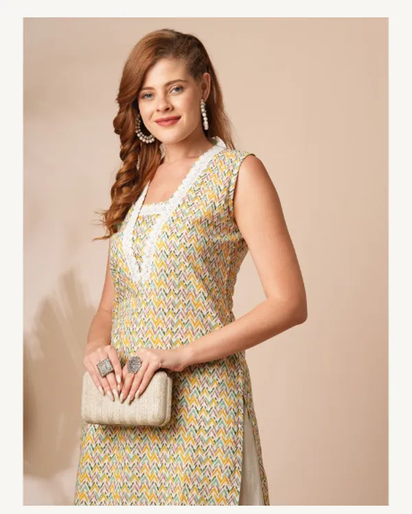 Beige_Cotton_Blend_Premium_Sana_Kurti_Set_For_Women