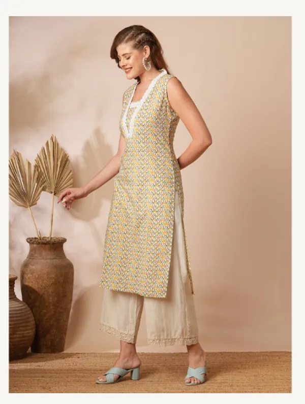 Beige_Cotton_Blend_Premium_Sana_Kurti_Set_For_Women