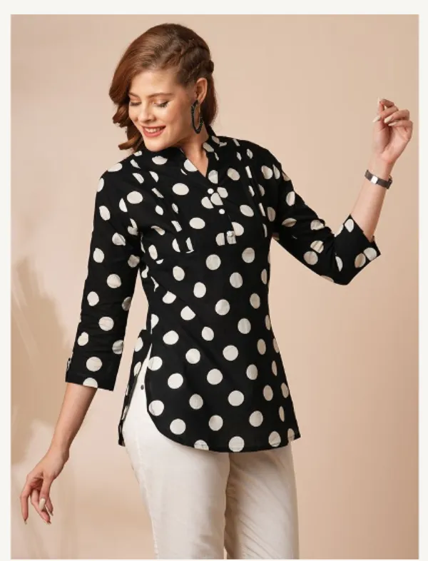 Black_Cotton_Blend_Premium_Divya_Top_For_Women