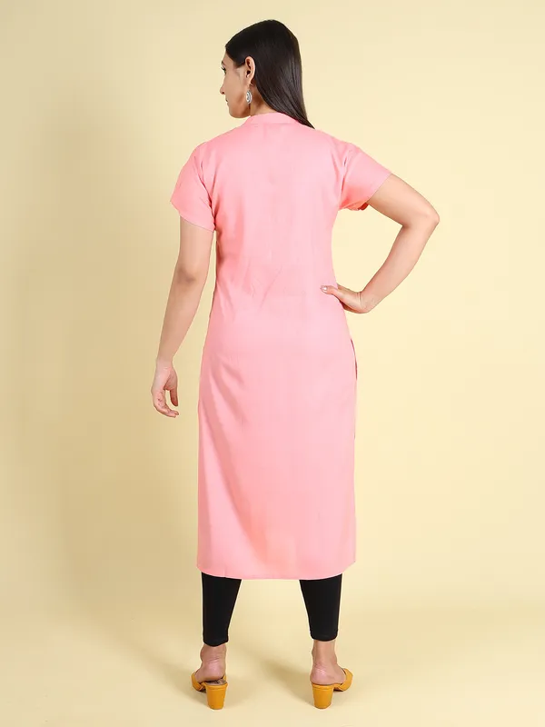 Pink_Cotton_Rayon_Premium_Snowshine_Kurti_For_Women