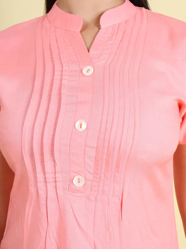 Pink_Cotton_Rayon_Premium_Snowshine_Kurti_For_Women