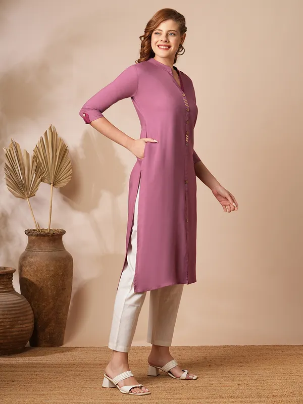 Pink_Cotton_Rayon_Premium_Snow_Bell_Kurti_For_Women