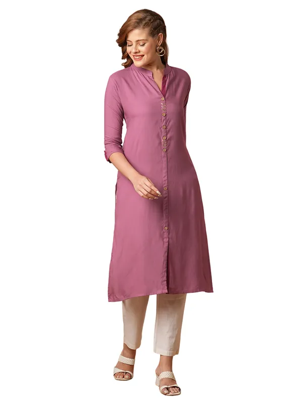 Pink_Cotton_Rayon_Premium_Snow_Bell_Kurti_For_Women