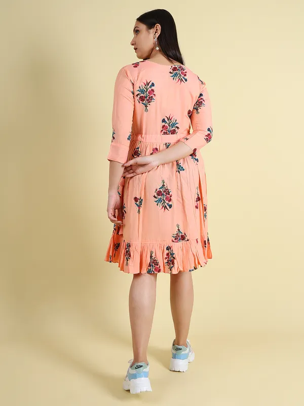 Pink_Silk_Blend_Premium_Lichi_Dress_For_Women