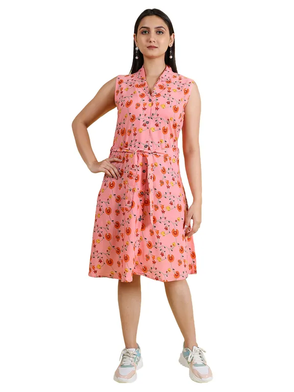 Pink_Silk_Blend_Premium_Nyika_Dress_For_Women