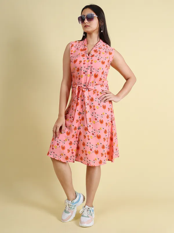 Pink_Silk_Blend_Premium_Nyika_Dress_For_Women
