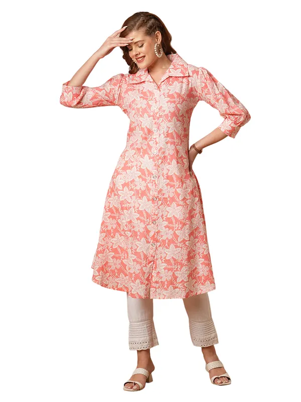 Pink_And_White_Cotton_Blend_Premium_Rose_Dress_For_Women