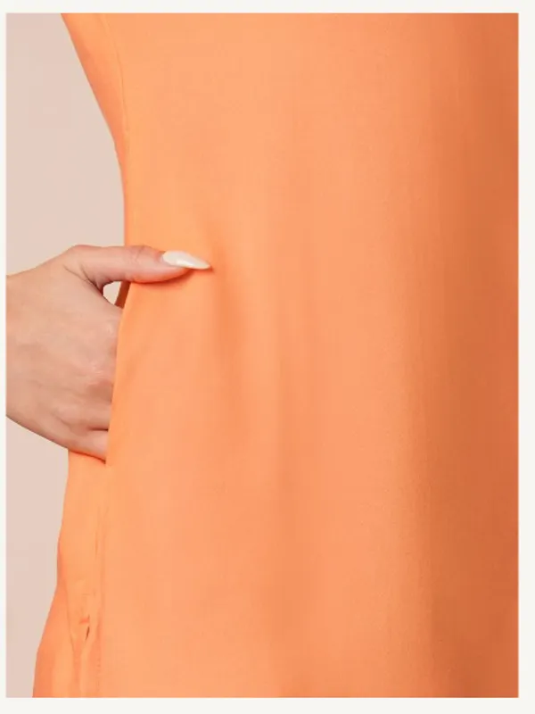 Orange_Cotton_Rayon_Premium_Snow_Bell_Kurti_For_Women