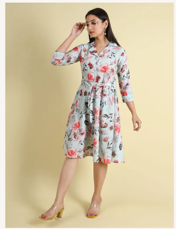 Light_Blue_Cotton_Linen_Premium_Srivalli_Dress_For_Women
