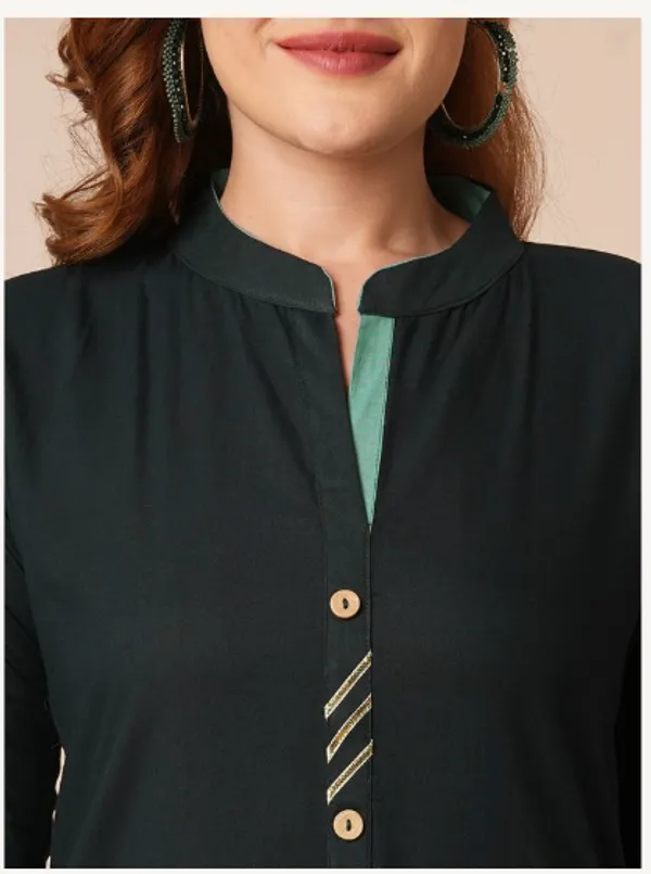Dark_Blue_Cotton_Rayon_Premium_Snow_Bell_Kurti_For_Women