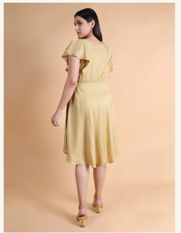 Light_Gold_Viscose_Rayon_Premium_Chilli_Dress_For_Women