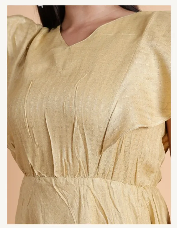 Light_Gold_Viscose_Rayon_Premium_Chilli_Dress_For_Women