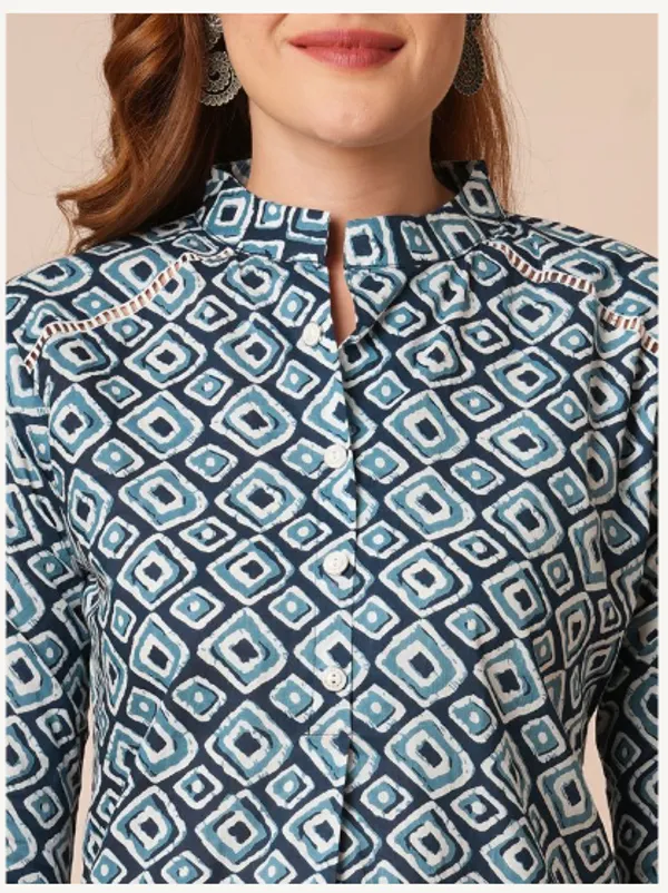 Blue_Cotton_Blend_Premium_Divya_Top_For_Women