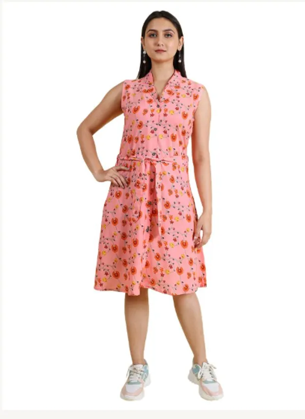 Pink_Silk_Blend_Premium_Nyika_Dress_For_Women