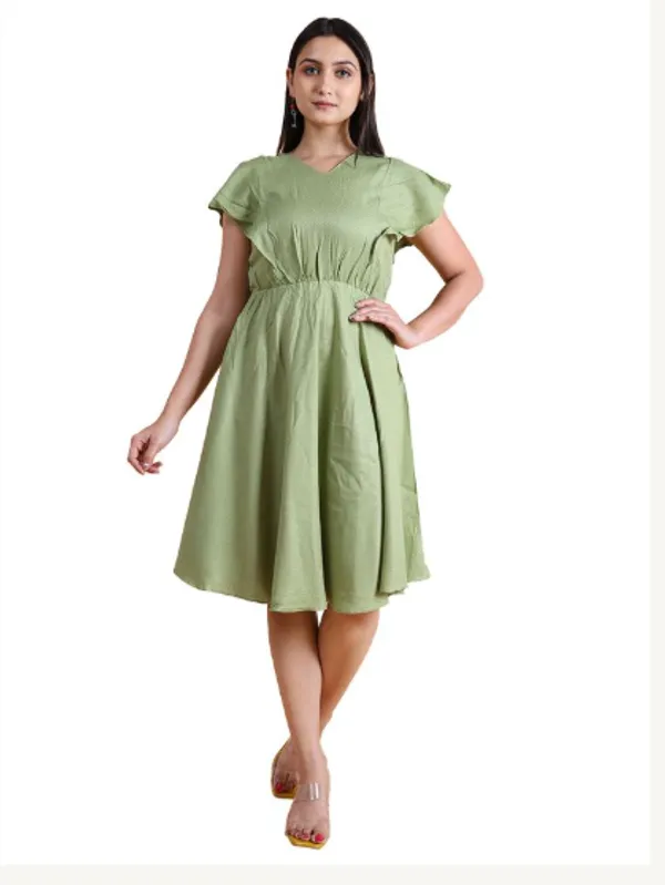 Green_Viscose_Rayon_Premium_Chilli_Dress_For_Women