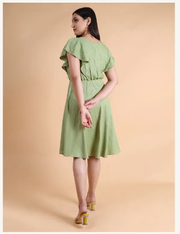 Green_Viscose_Rayon_Premium_Chilli_Dress_For_Women