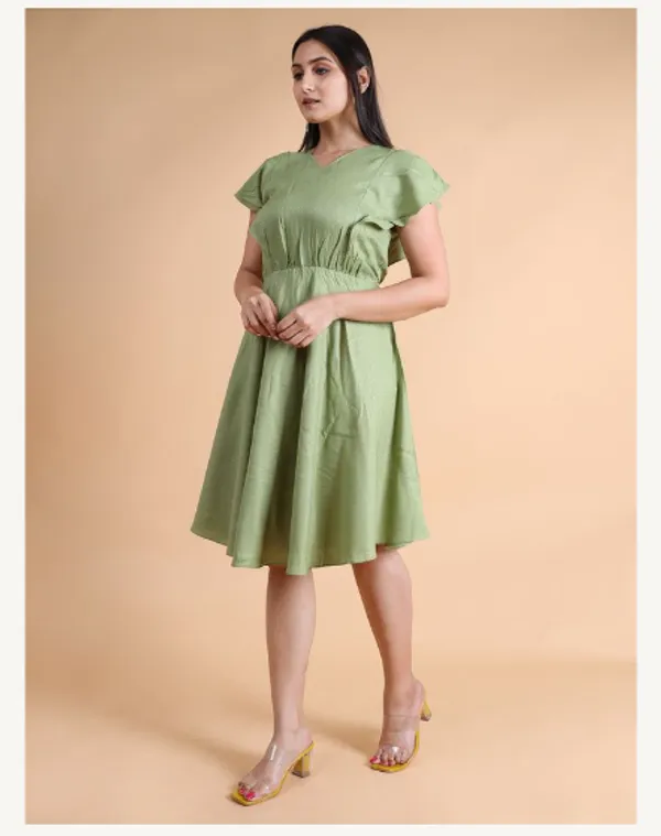 Green_Viscose_Rayon_Premium_Chilli_Dress_For_Women