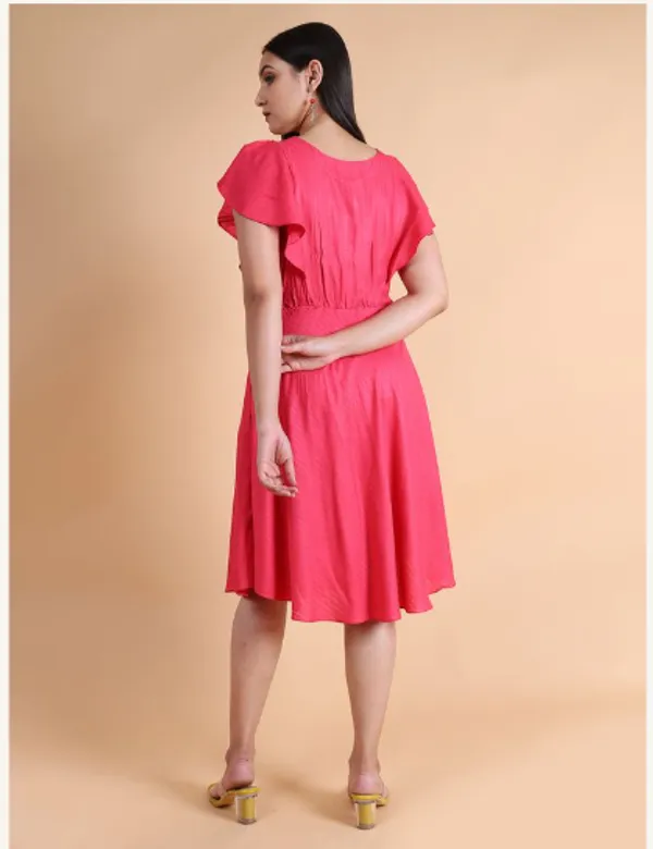 Red_Viscose_Rayon_Premium_Chilli_Dress_For_Women