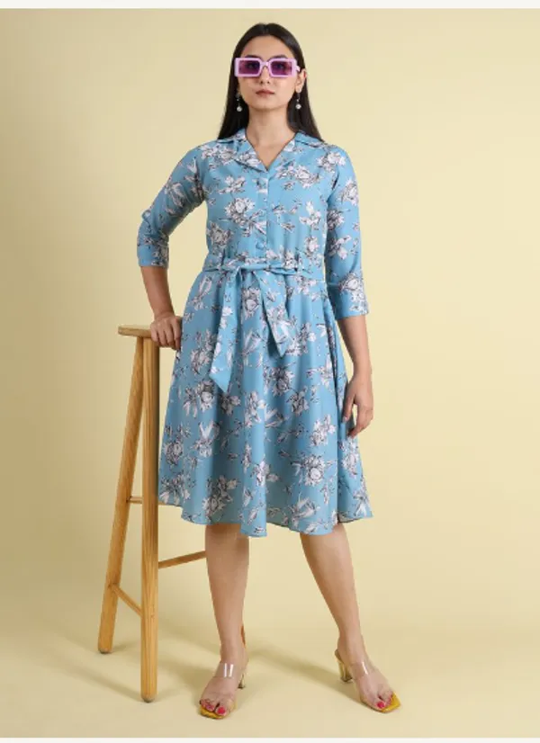 Blue_Cotton_Linen_Premium_Srivalli_Dress_For_Women