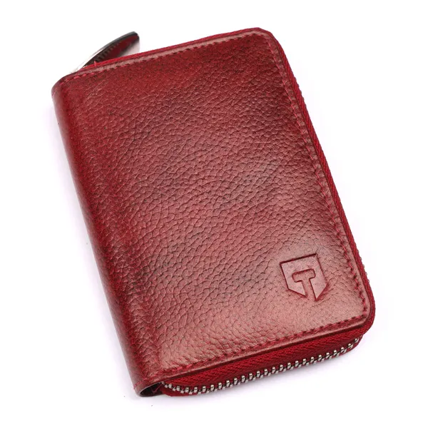 Red_Premium_Genuine_Leather_Card_Holder_Wallet_For_Men