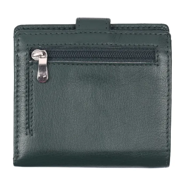 Green_Premium_Genuine_Leather_Card_Holder_Zipper_For_Men