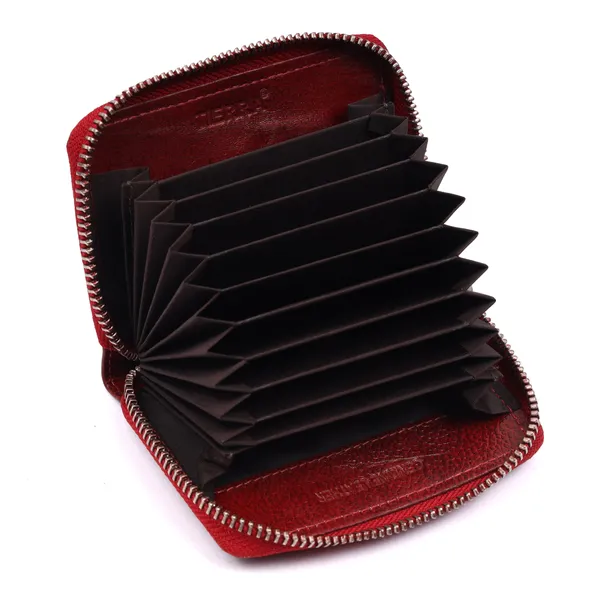 Red_Premium_Genuine_Leather_Card_Holder_Wallet_For_Men
