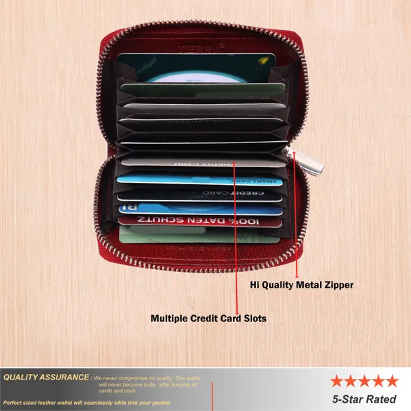 Red_Premium_Genuine_Leather_Card_Holder_Wallet_For_Men