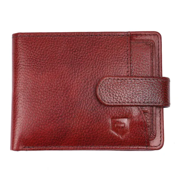 Red_Premium_Genuine_Leather_Wallet_With_Card_Holder_And_Money_Clip_For_Men
