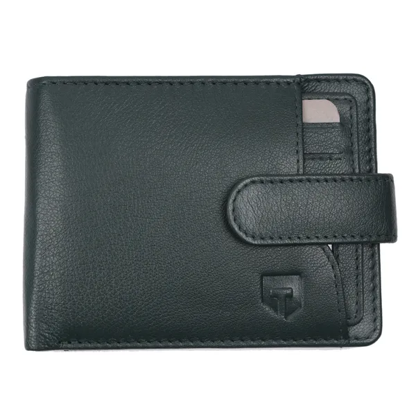 Green_Premium_Genuine_Leather_Wallet_With_Card_Holder_And_Money_Clip_For_Men