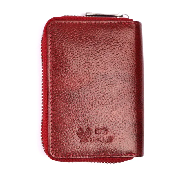 Red_Premium_Genuine_Leather_Card_Holder_Wallet_For_Men