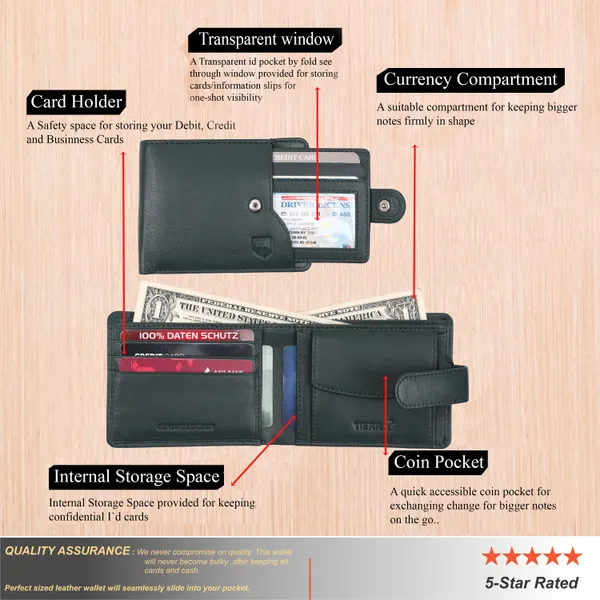 Green_Premium_Genuine_Leather_Wallet_With_Card_Holder_And_Money_Clip_For_Men