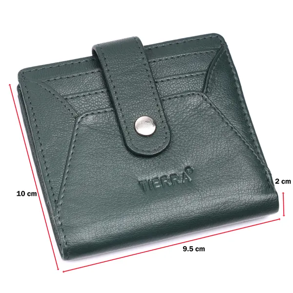 Green_Premium_Genuine_Leather_Card_Holder_Zipper_For_Men