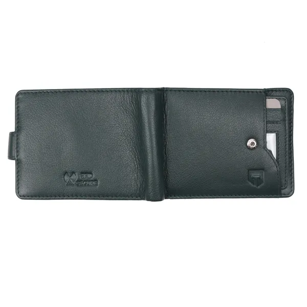 Green_Premium_Genuine_Leather_Wallet_With_Card_Holder_And_Money_Clip_For_Men