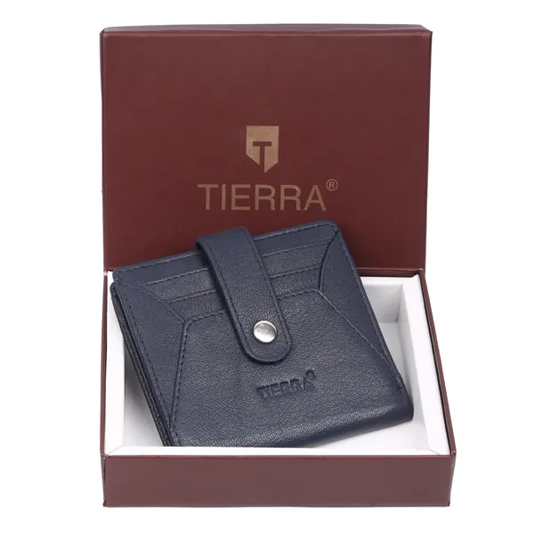 Blue_Premium_Genuine_Leather_Card_Holder_Zipper_For_Men