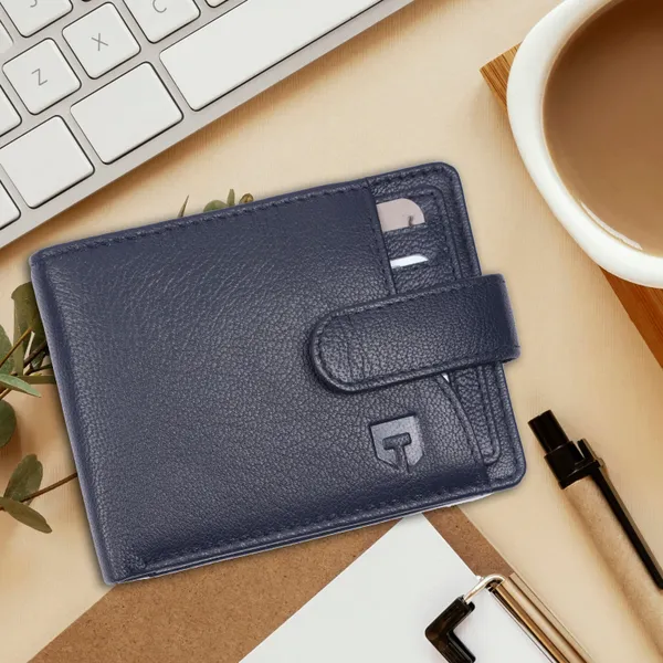 Blue_Premium_Genuine_Leather_Wallet_With_Card_Holder_And_Money_Clip_For_Men