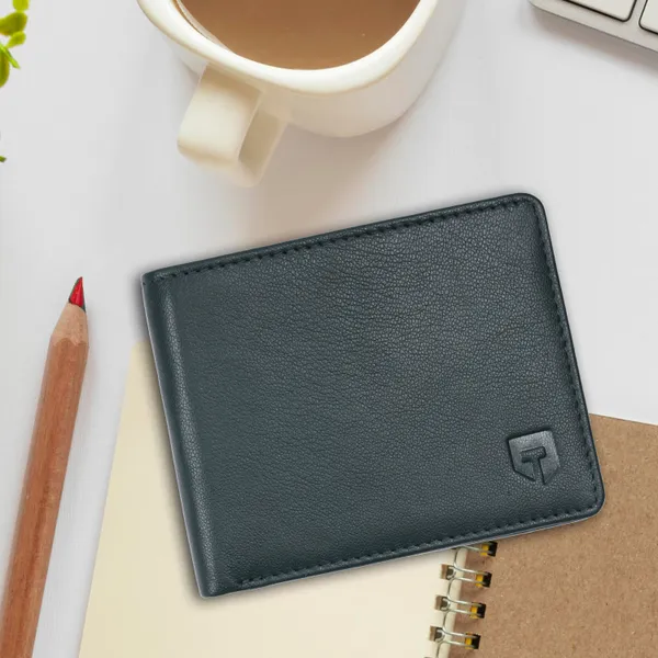 Brown_And_Green_Leather_Bifold_Wallet_And_Genuine_Leather_Bi_Fold_Wallet_For_Men_Pack_Of_2