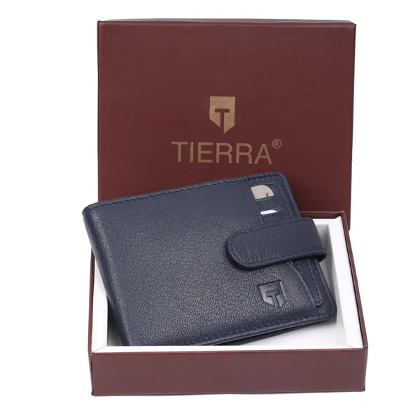 Blue_Premium_Genuine_Leather_Wallet_With_Card_Holder_And_Money_Clip_For_Men