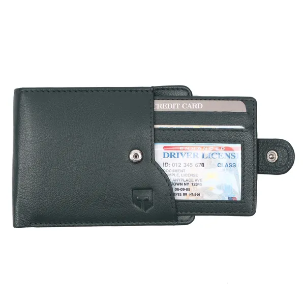 Green_Premium_Genuine_Leather_Wallet_With_Card_Holder_And_Money_Clip_For_Men