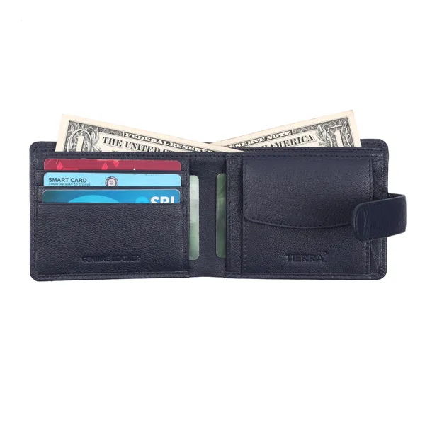 Blue_Premium_Genuine_Leather_Wallet_With_Card_Holder_And_Money_Clip_For_Men