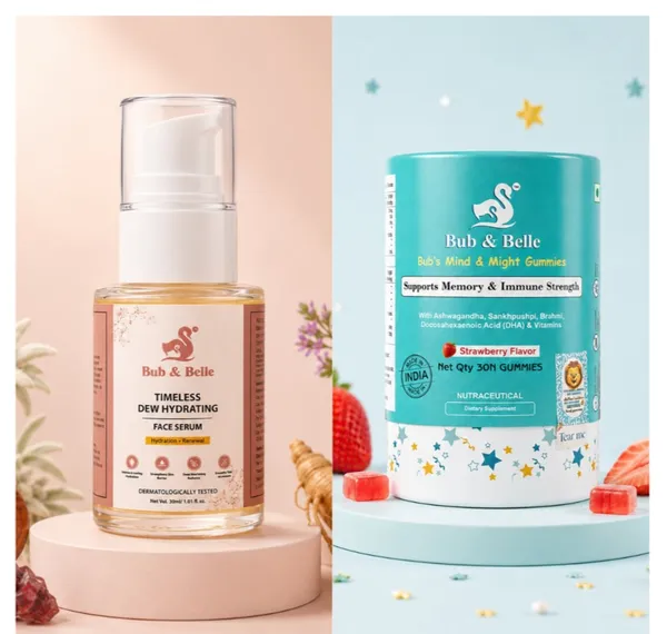 Timeless_Dew_Hydrating_Face_Serum_Age_Renewal_And_Bub_S_Mind_Might_Gummies_Pack_of_2