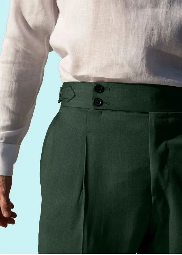 Bottle_Green_Signature_Buttoned_Gurkha_Pants