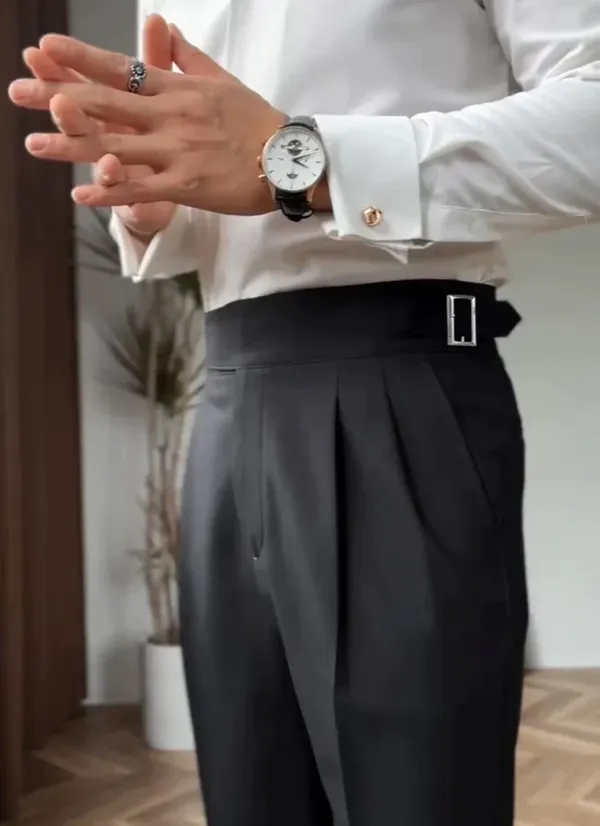 Black_Classic_Buckle_Gurkha_Pants