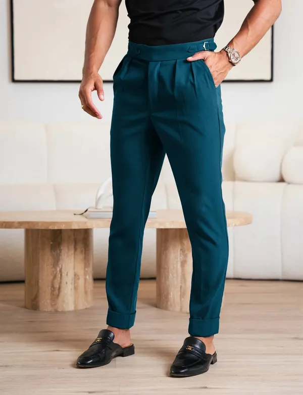 Teal_Blue_Signature_Italian_Gurkha_Pants