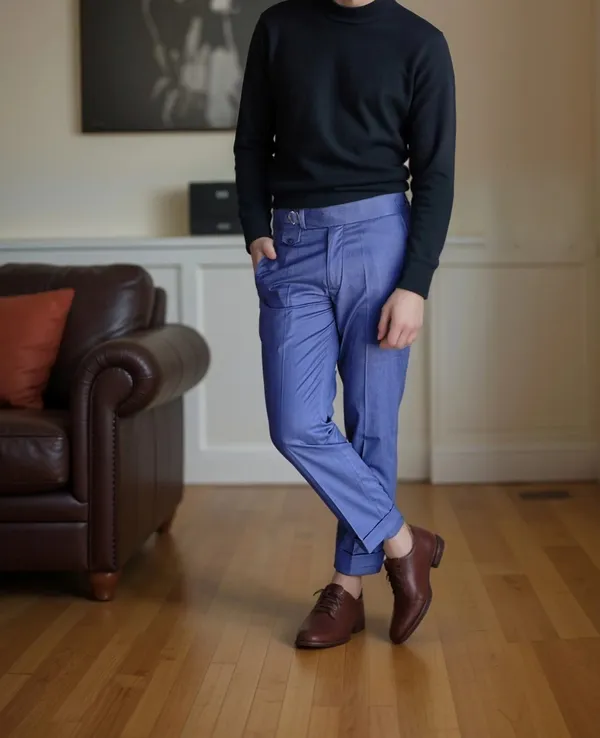 Denim_Single_Pleated_Buckle_Gurkha_Pants