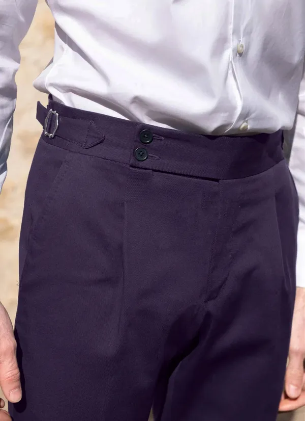 Violet_Grey_Signature_Buttoned_Gurkha_Pants