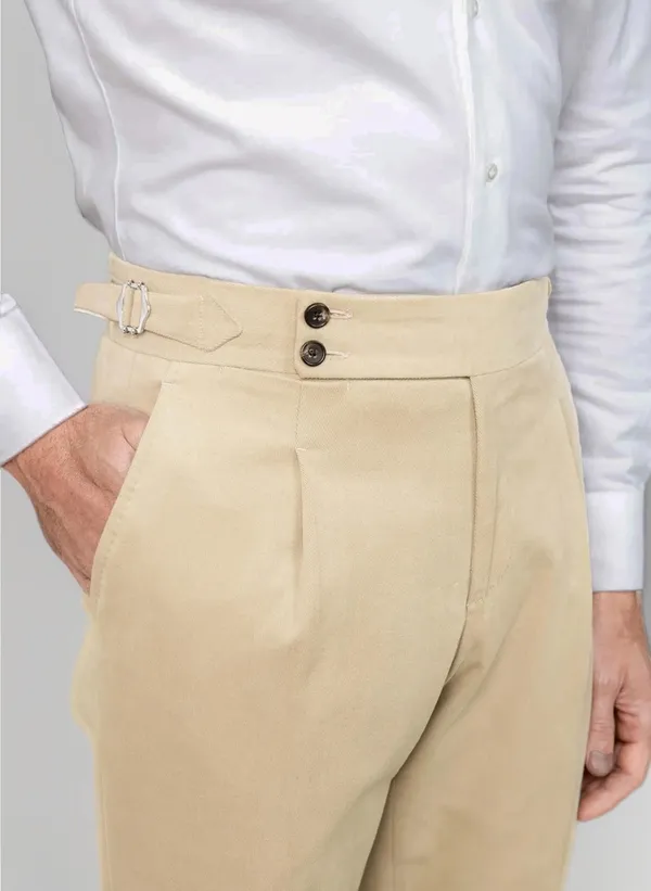 Beige_Signature_Buttoned_Gurkha_Pants